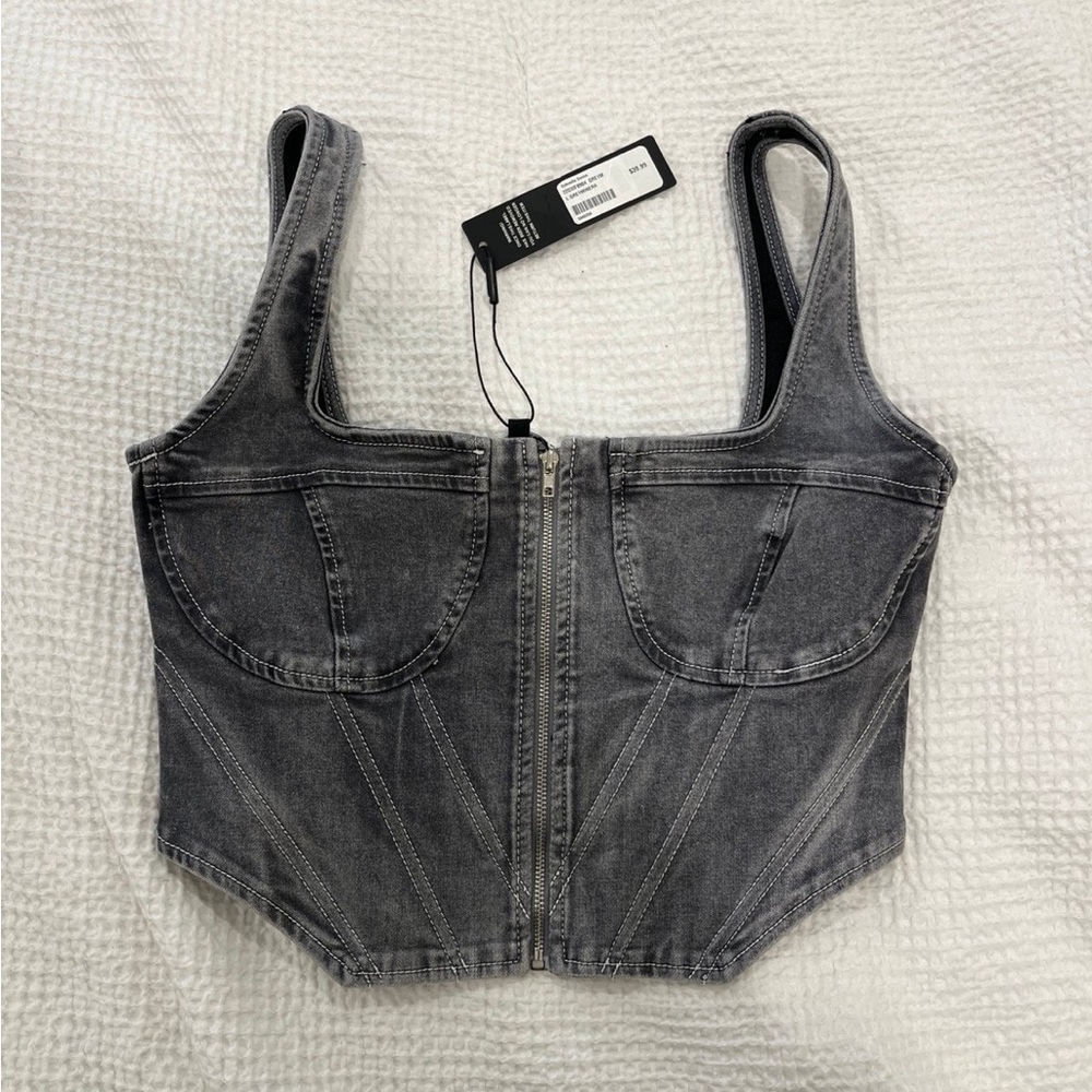 Denim top
